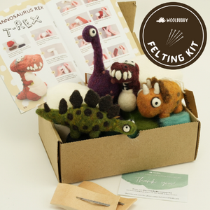 Needle Felting Dinosaurs Kit